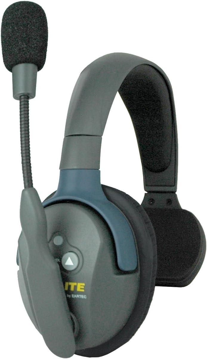 EARTEC UL2S Ultralite 2-Person System, Includes Single-Ear Master Headset and Single-Ear Remote Headset