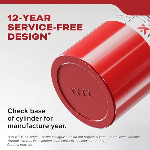 Kidde Multi Purpose Fire Extinguisher for Home, Office, Dorm, Residential, 1A10BC, 2 Pack