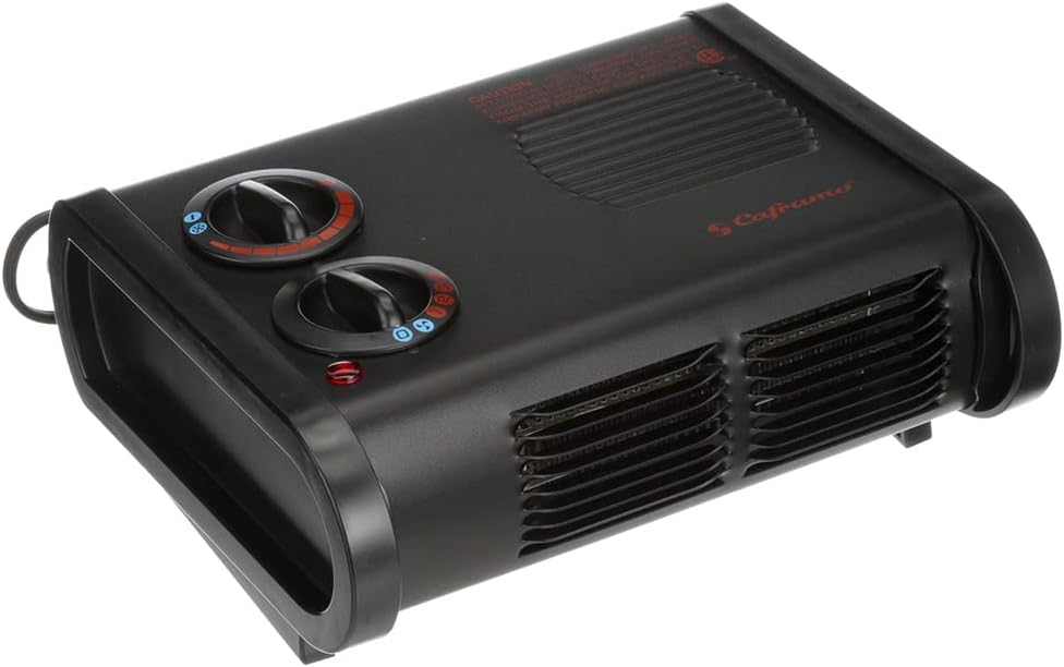Caframo True North Heater. Low Profile, Quiet, Powerful Heater for Work and Home. Black, 11.25" x 8" x 5" (9206CABBX)