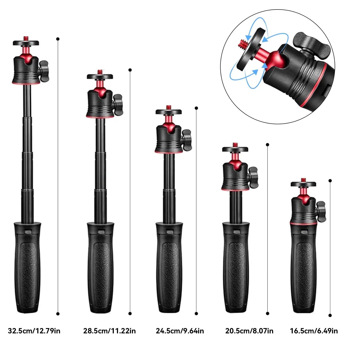 DJI Osmo Action 5 Pro Standard Combo,with 58 Piece Accessory Kit+ 64GB Card - Waterproof Action Camera with 1/1.3" Sensor, 4K/120fps Video, Action Camera 4K Ideal for Sports (Total 1 Battery)