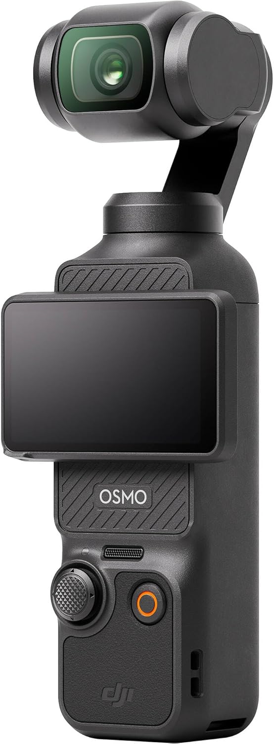 DJI Osmo Pocket 3 Creator Combo Gimbal Stabilizer with 1′′ CMOS & 4K/120fps Video, 3-Axis Stabilization Bundle with 128GB Memory Card, Gripster Flexible Spider Tripod, 2 YR CPS Warranty + More