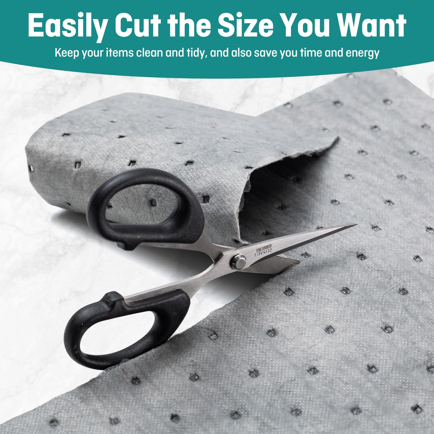 Spill Absorbent Pads 15" x 20" Heavyweight Oil Absorbing Mats,White Absorbing Heavy Weight Oil-Only Absorbent Mat Pad (30PCS)