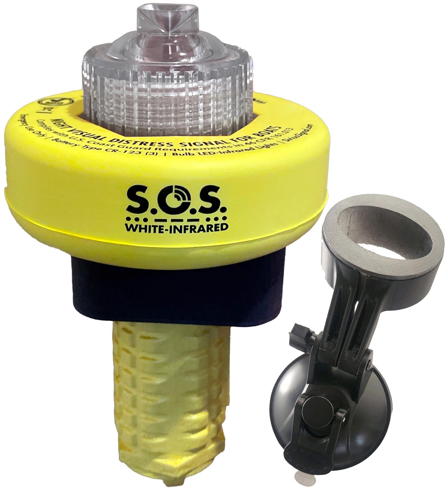 Sirius Signal C-1003 SOS LED Distress Signal - Electronic Flare Replacement, USCG Approved, Includes Daytime Flag & Whistle
