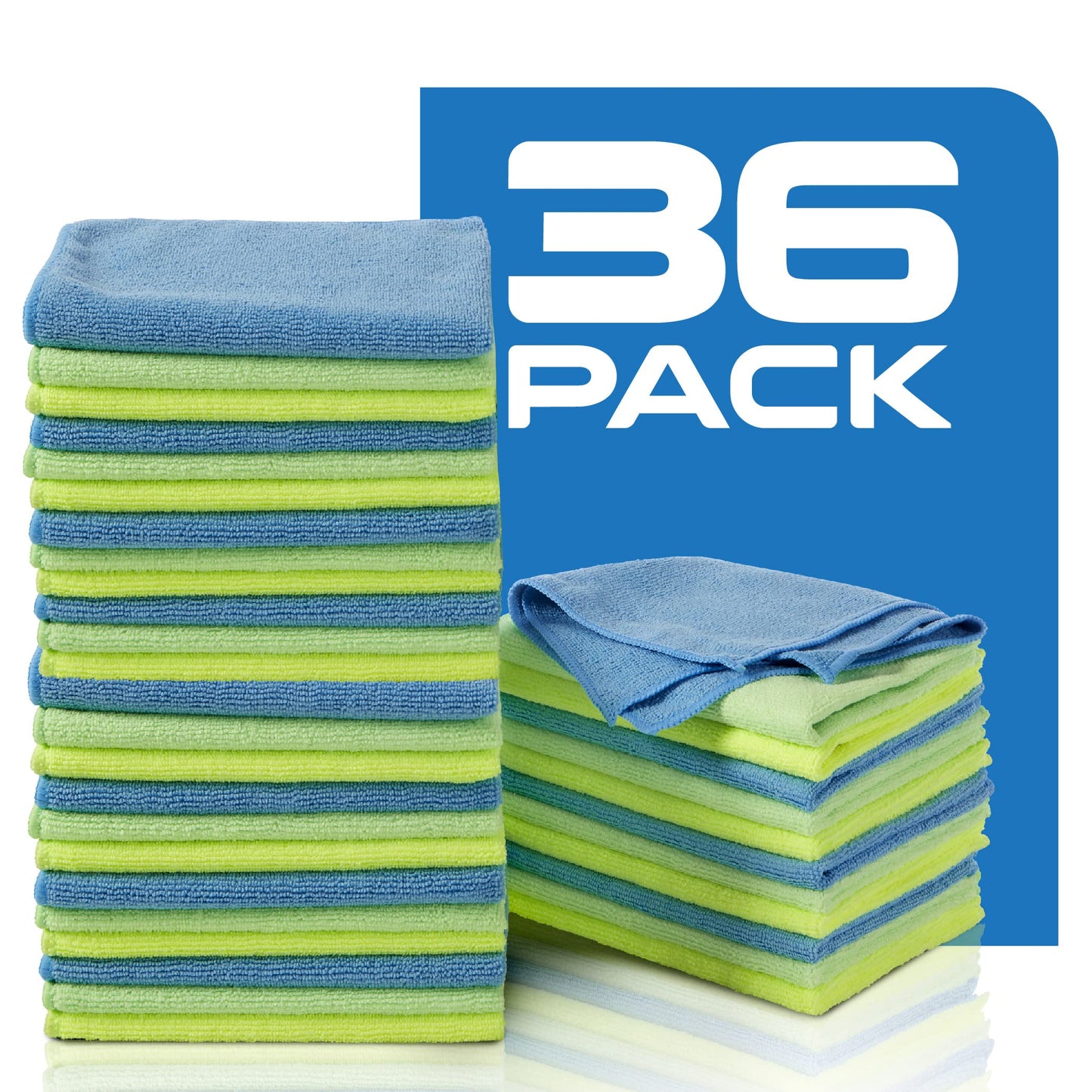 Zwipes 735 Microfiber Towel Cleaning Cloths, 12 Pack