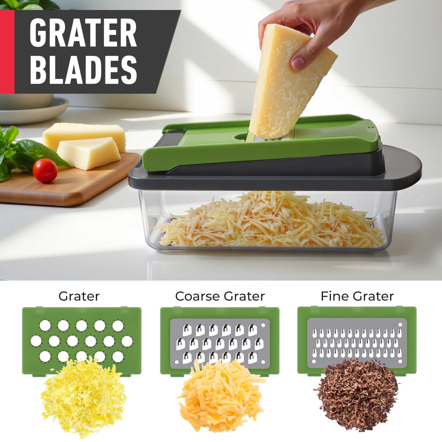 Mueller The Real Original Pro Chopper since 2013 Vegetable Chopper Mandoline Slicer, 8 Blade Food Veggie Chopper Onion Vegetable Cutter with Container, Kitchen Gadgets & Essentials, (10 in 1)