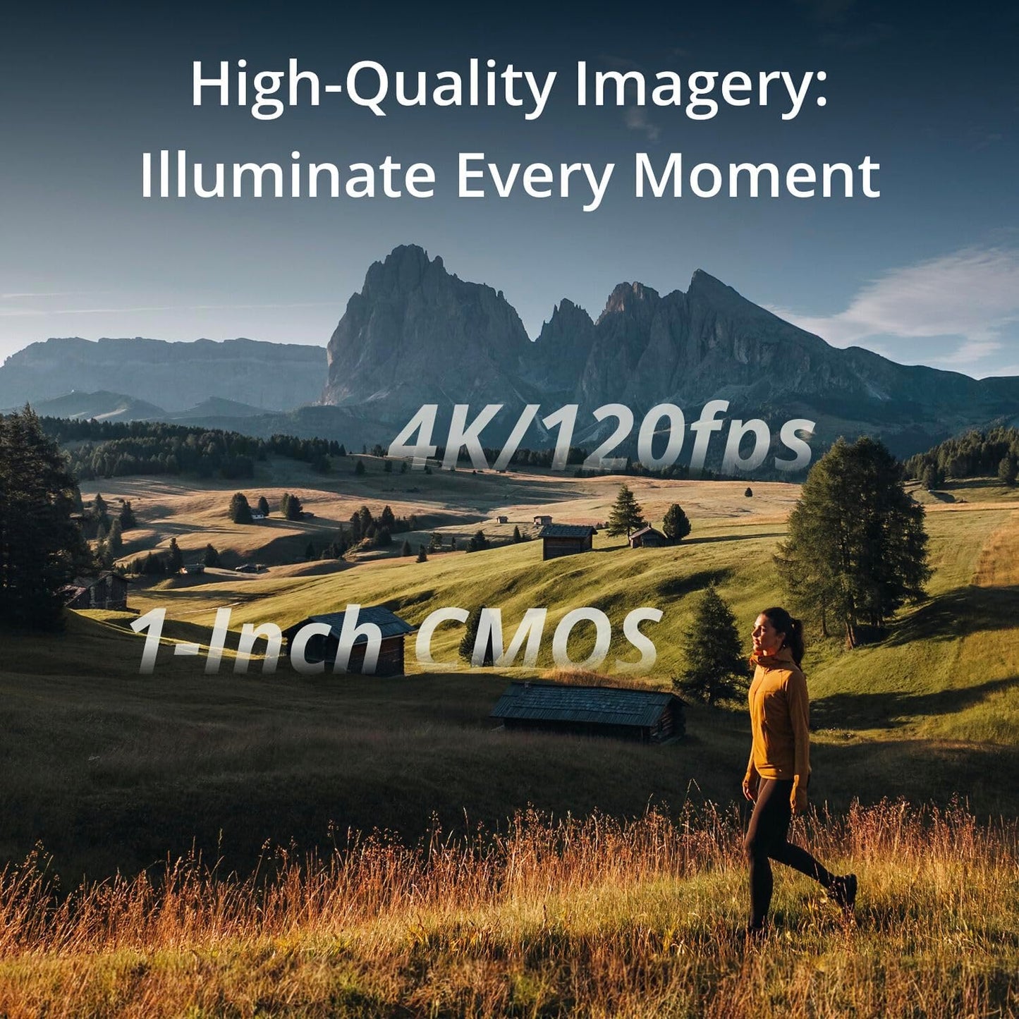 DJI Osmo Pocket 3 Creator Combo Gimbal Stabilizer with 1′′ CMOS & 4K/120fps Video, 3-Axis Stabilization Bundle with 128GB Memory Card, Gripster Flexible Spider Tripod, 2 YR CPS Warranty + More