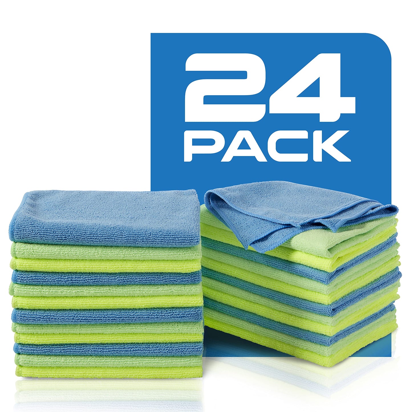 Zwipes 735 Microfiber Towel Cleaning Cloths, 12 Pack