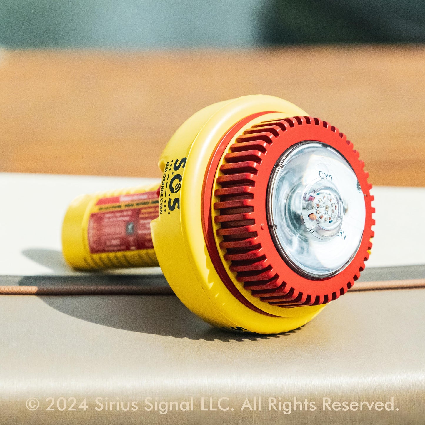 Sirius Signal C-1003 SOS LED Distress Signal - Electronic Flare Replacement, USCG Approved, Includes Daytime Flag & Whistle
