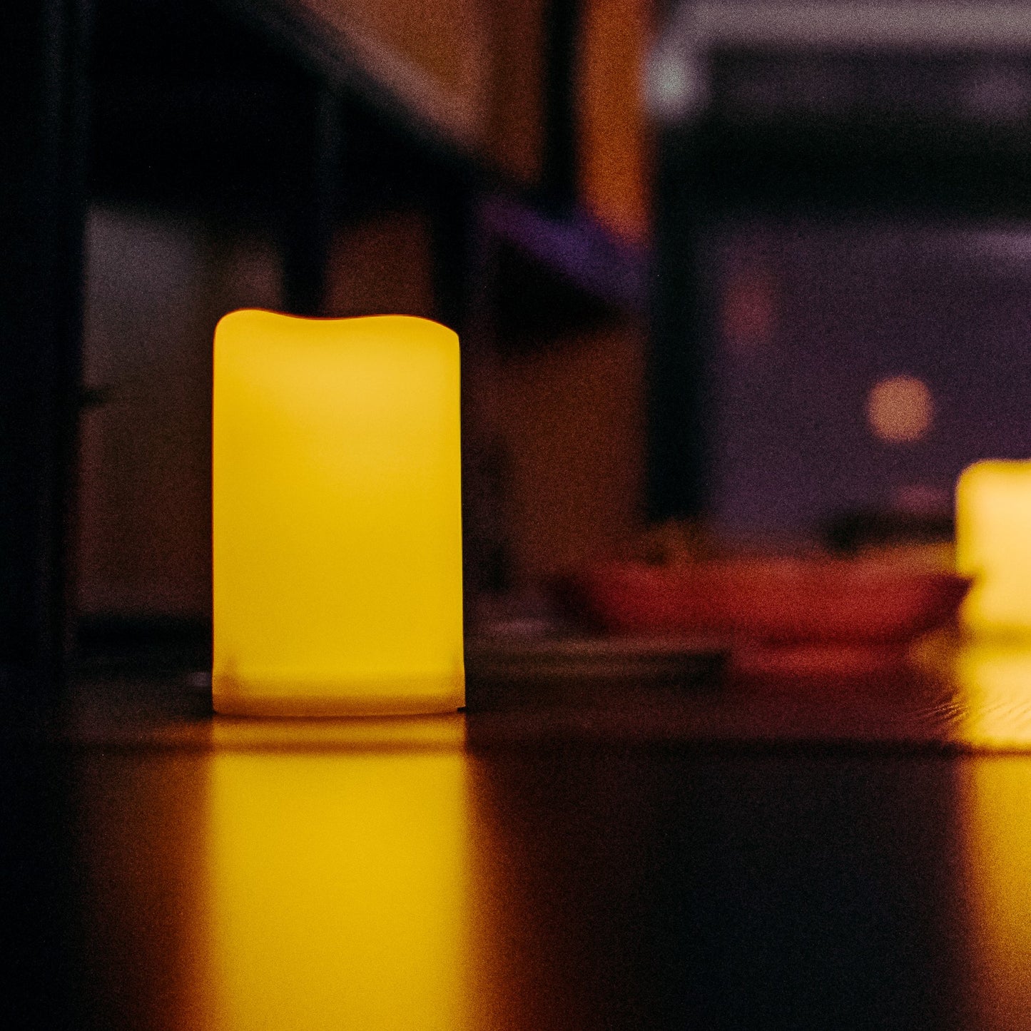 CANDLE CHOICE Waterproof Outdoor Battery Operated Flameless Candles with Remote Timer Plastic Flickering Fake Electric LED Pillars for Lantern Garden Wedding Christmas Decorations 3x4 Inches 2 PCS