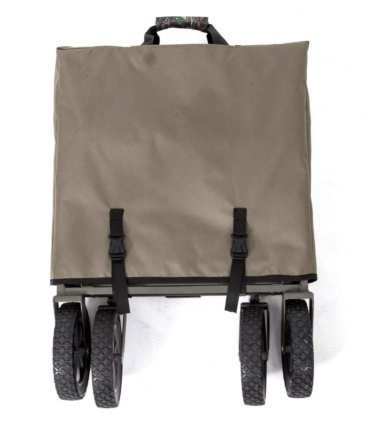 Mac Sports Heavy Duty Steel Frame Collapsible Folding 150 Pound Capacity Outdoor Camping Garden Utility Wagon Yard Cart, Red