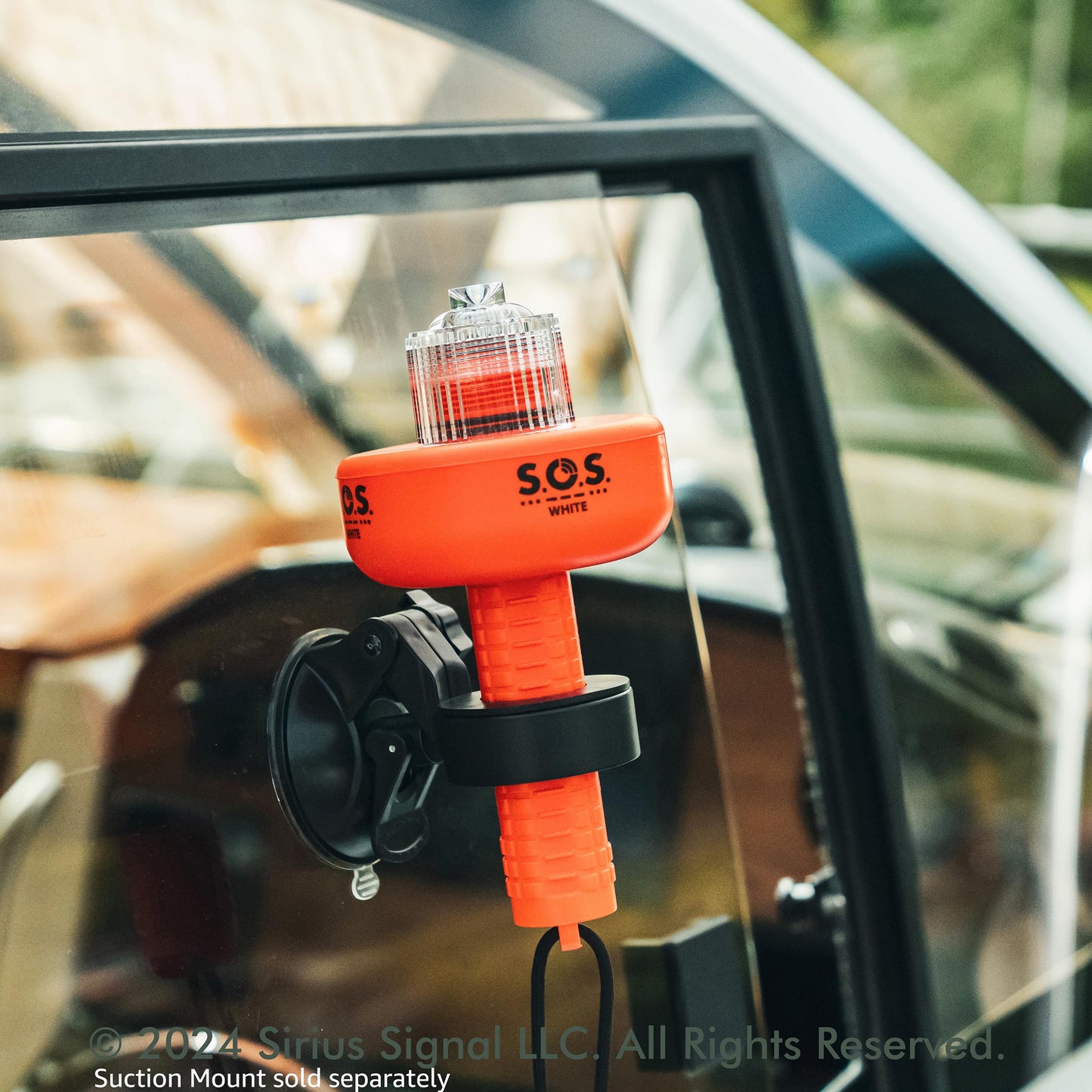 Sirius Signal C-1003 SOS LED Distress Signal - Electronic Flare Replacement, USCG Approved, Includes Daytime Flag & Whistle